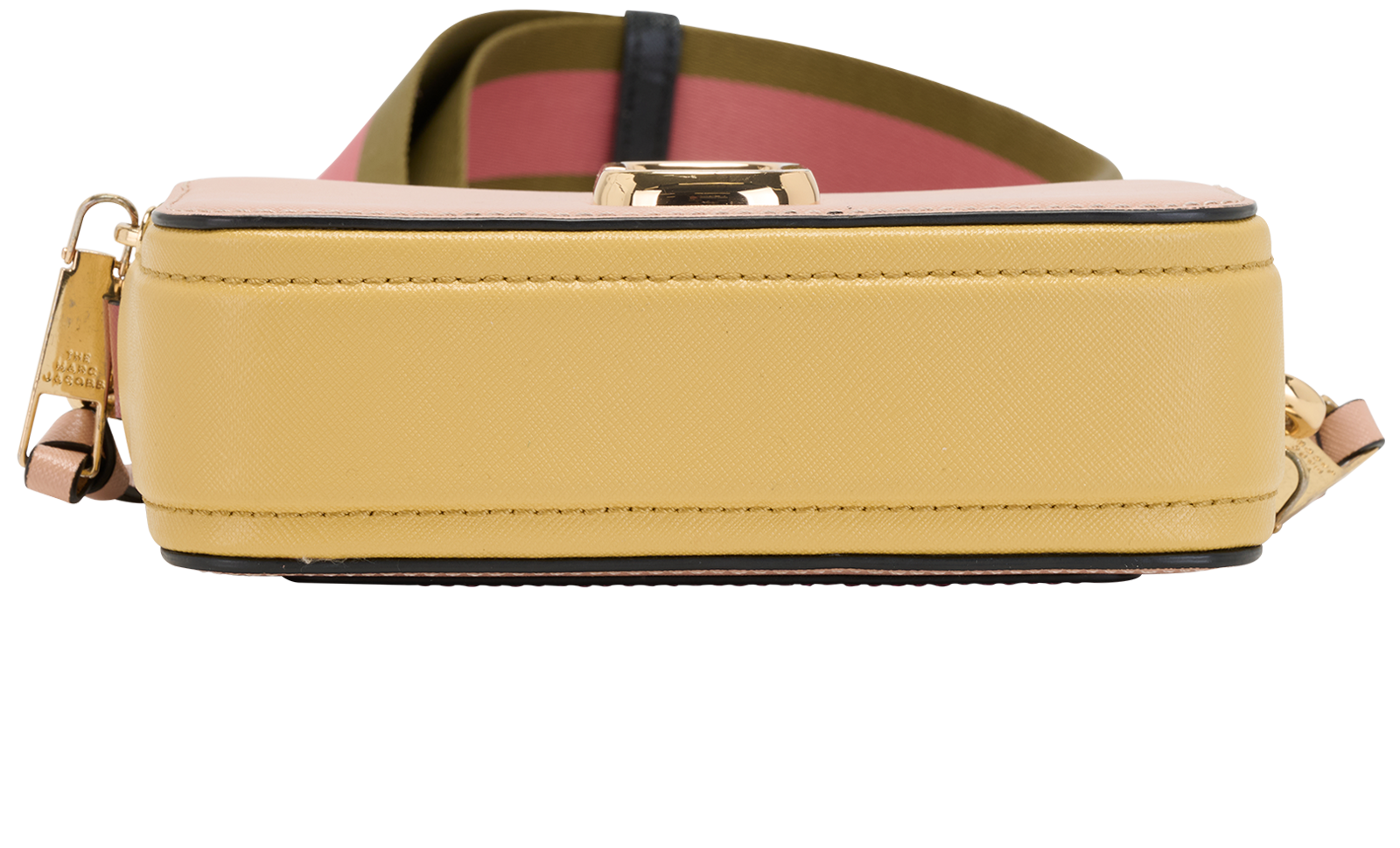 The Snapshot, &pound;150, Handbags, Pink/Yellow, Leather, Top view